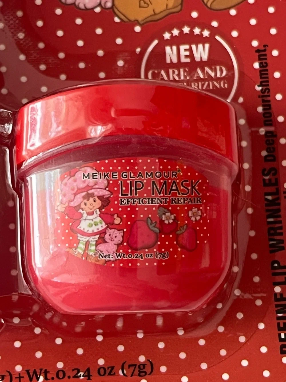 🍓 Strawberry Shortcake Lip Balm & Lip Mask Set Bundle 2 Pack New Sealed